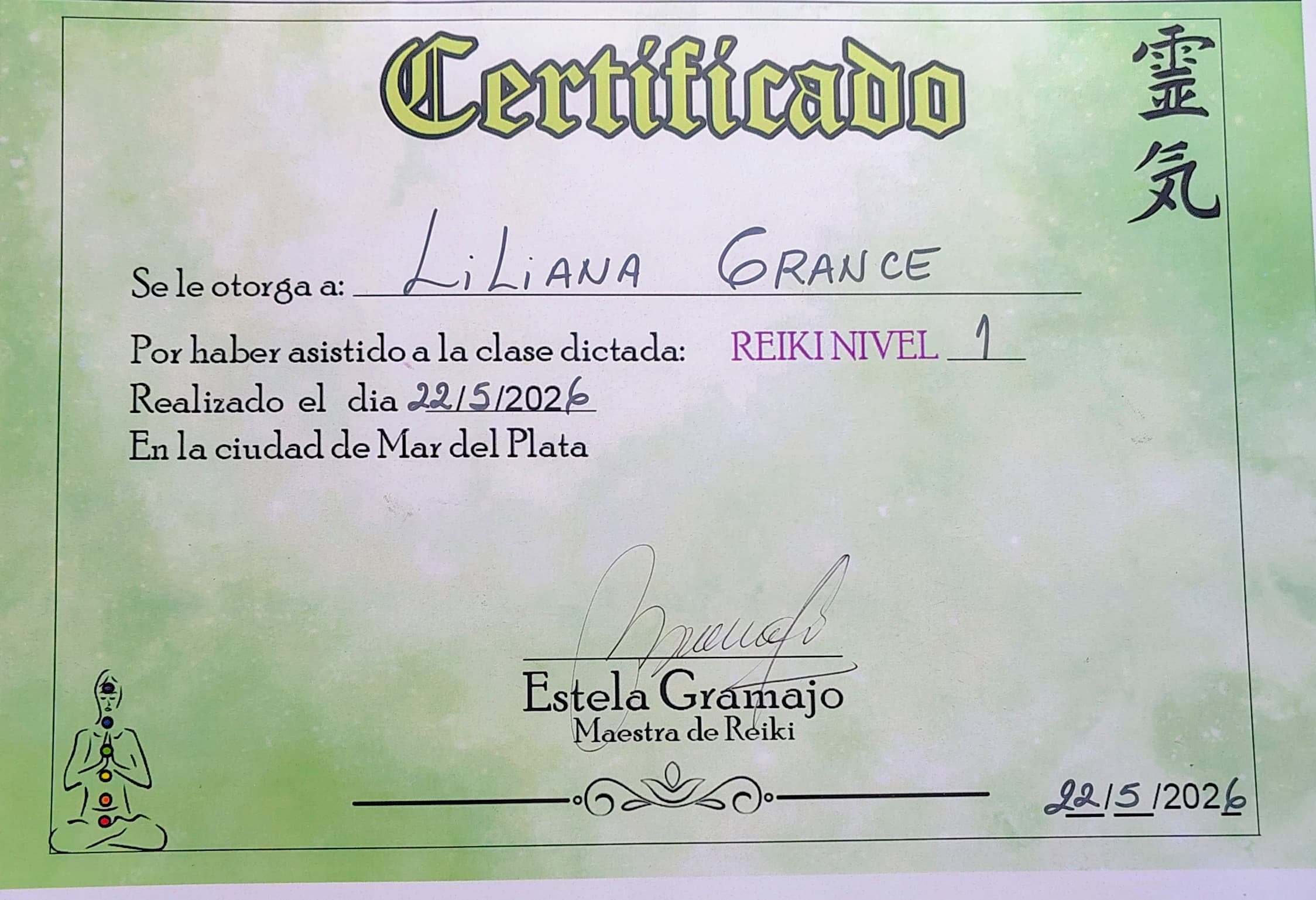 Sesión de Reiki 2